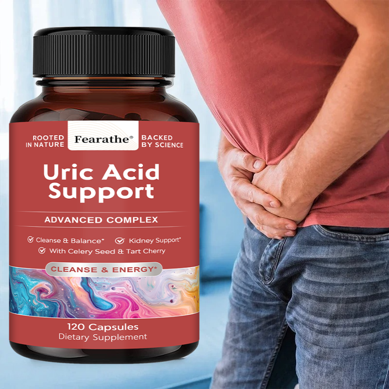 Herbal Wellness - Uric Acid Balance Herbal Capsules, Antioxidant,