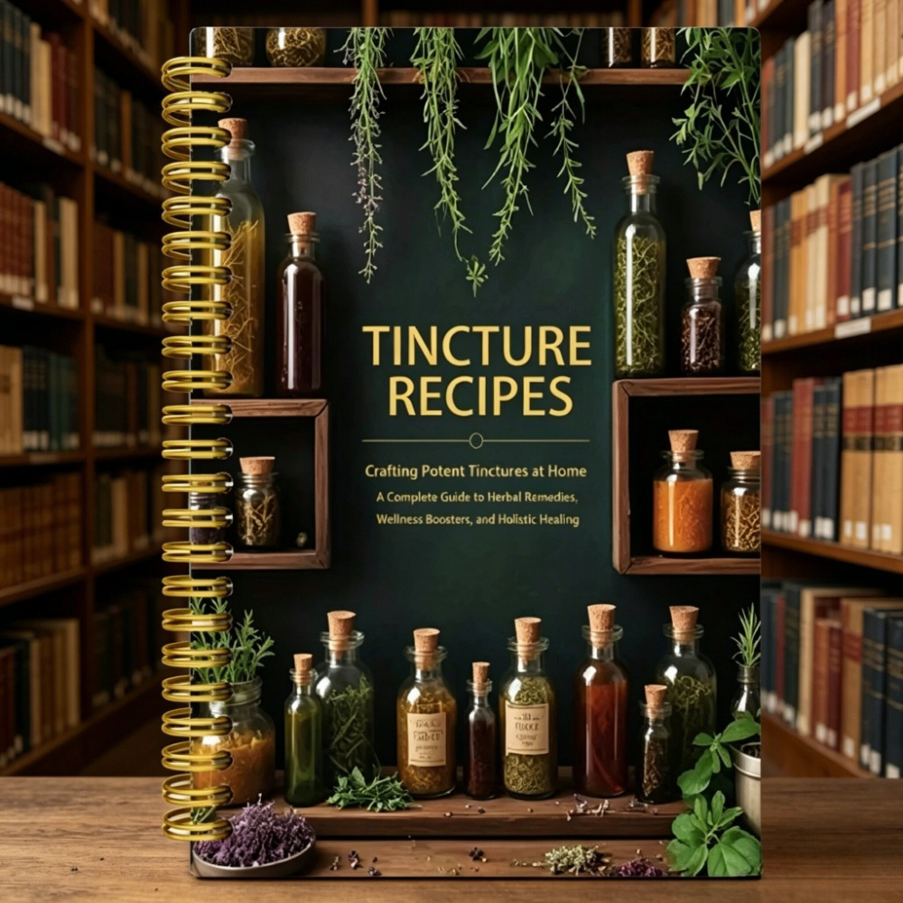 Herbal Wellness Recipes - Tincture Recipes Book Crafting Potent Tinctures