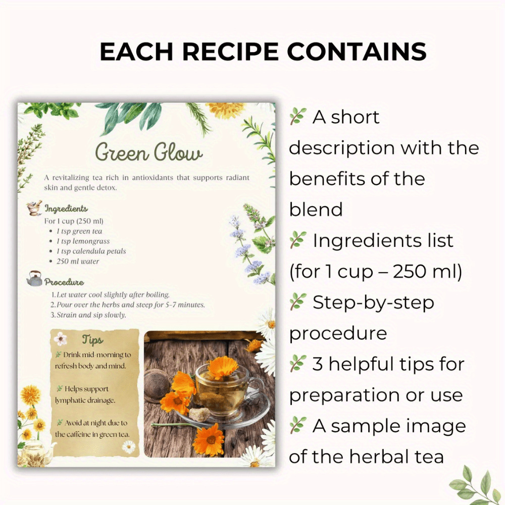 Herbal Tea Recipes Book – Natu – обзор и цена Herbal Wellness Recipes