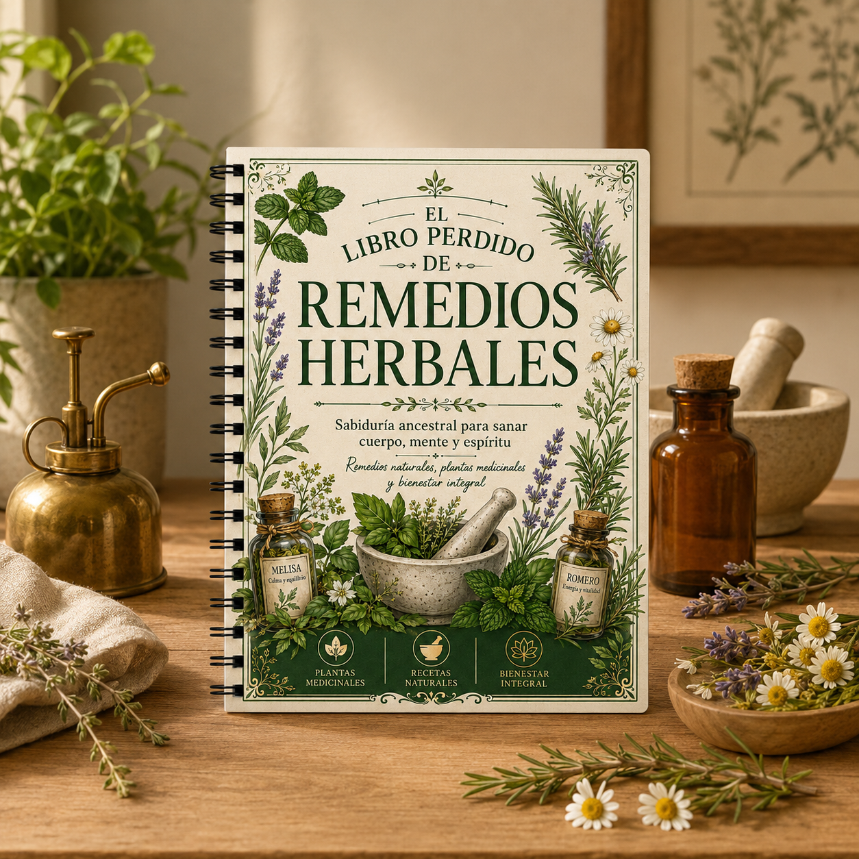 Spanish Herbal Remedies Journa – обзор и цена Herbal Wellness Recipes
