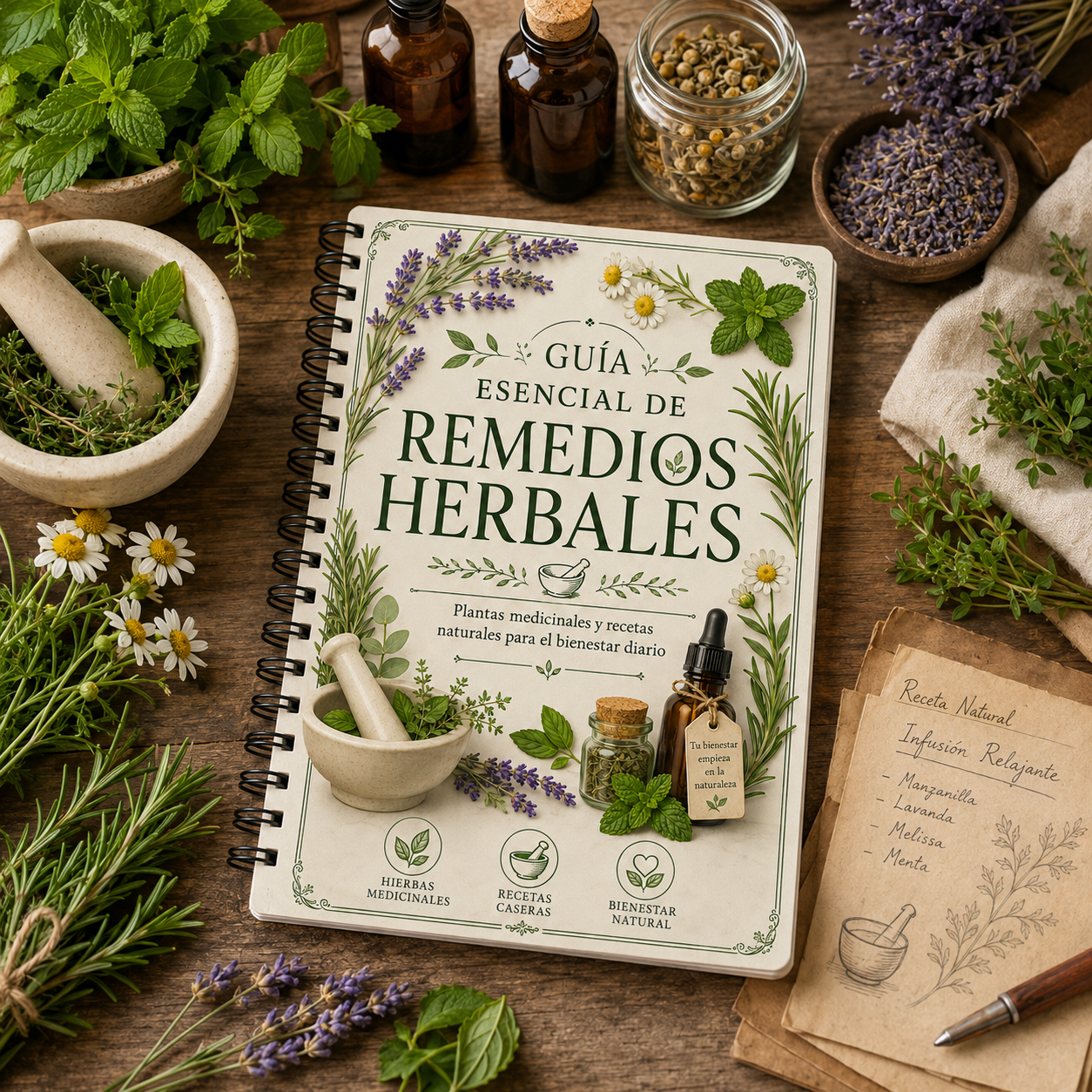 Spanish Herbal Remedies Guide  – обзор и цена Herbal Wellness Recipes