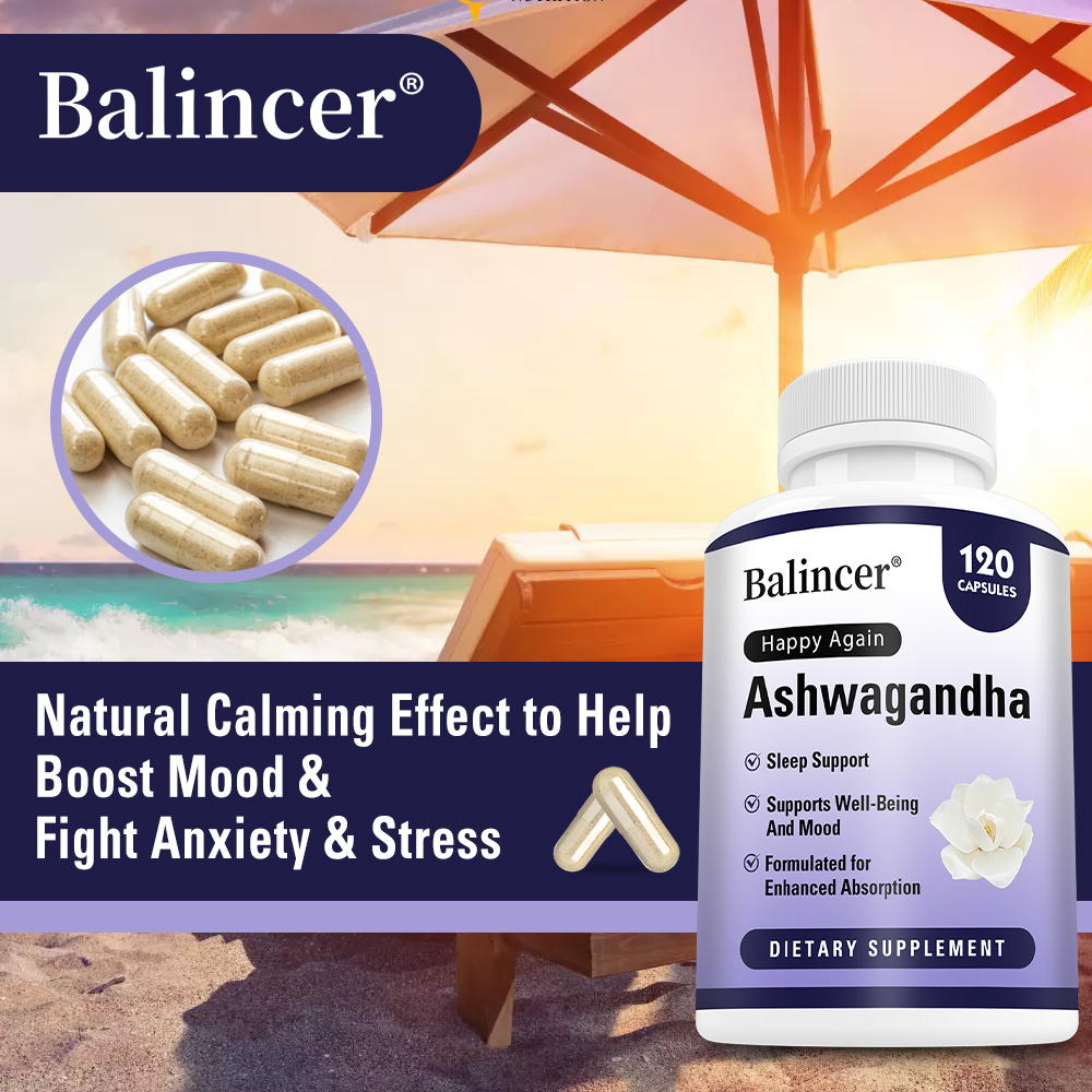 Ashwagandha Capsules, Stress R – обзор и цена Herbal Wellness