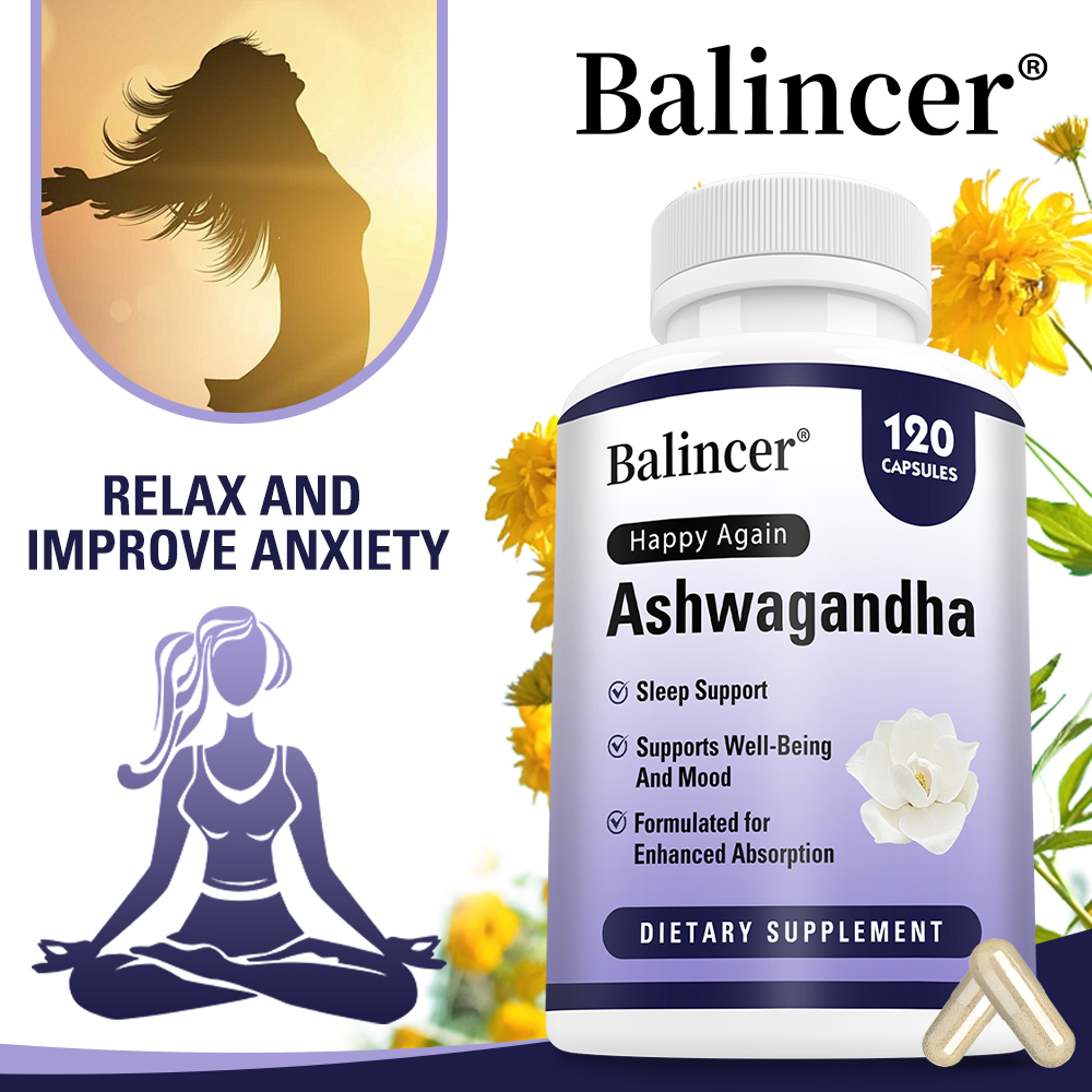 Ashwagandha Capsules, Stress R – обзор и цена Herbal Wellness