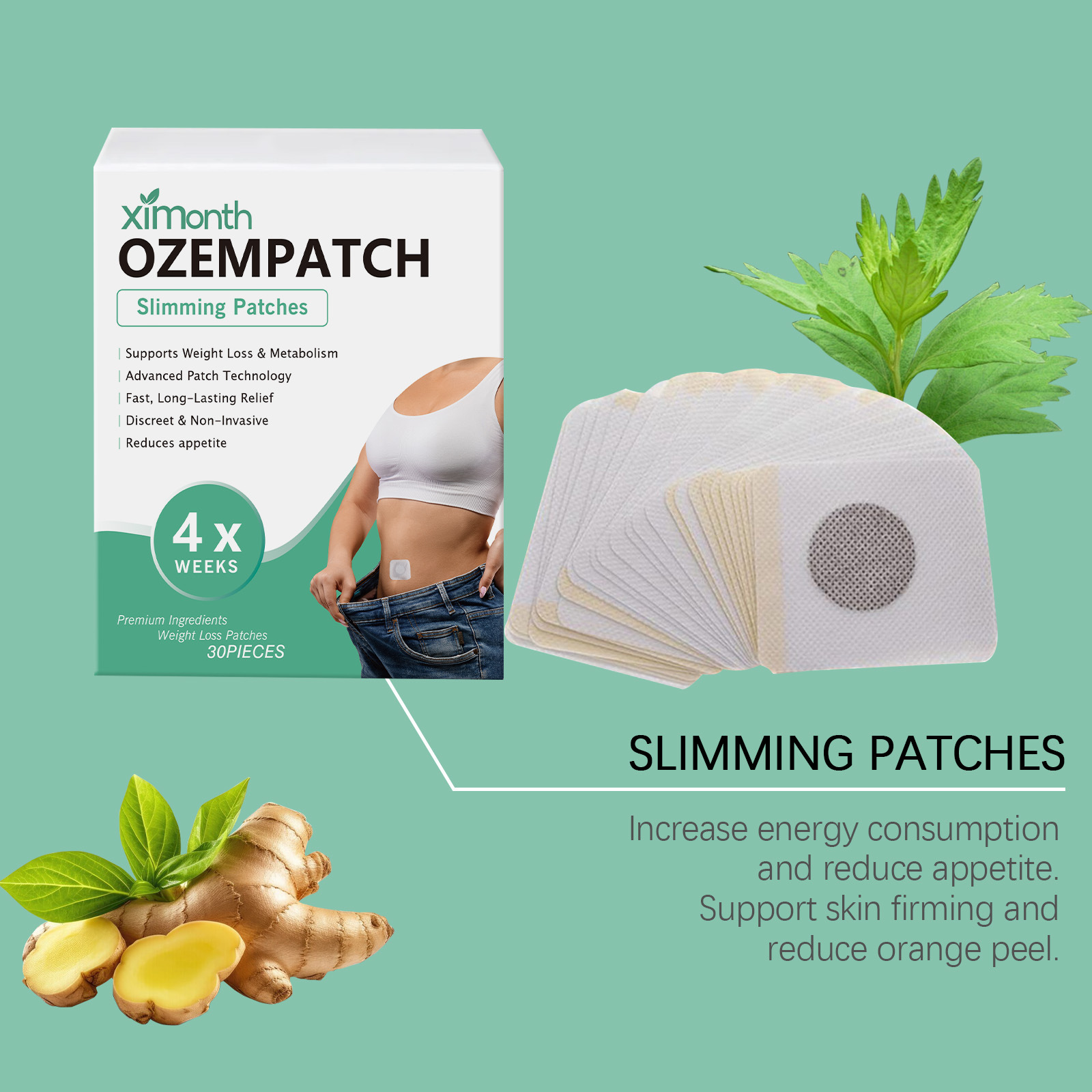 Ximonth Body Shaping Patches I – обзор и цена Herbal Wellness